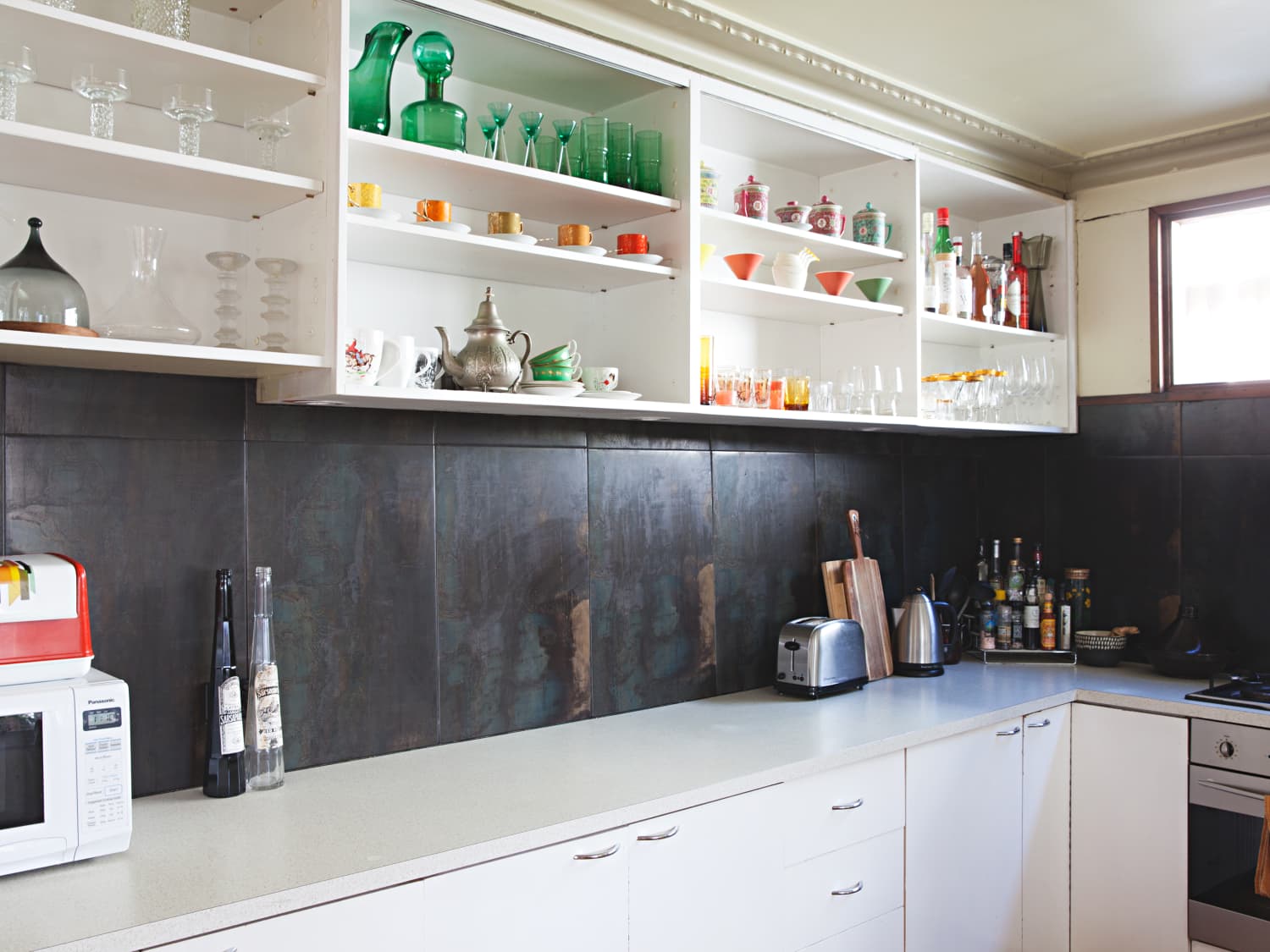Best use of top corner kitchen cabinet